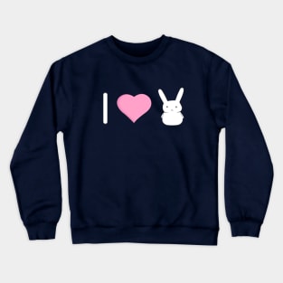 I love bunnies Crewneck Sweatshirt